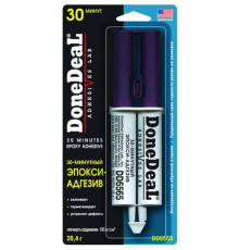 Клей 30-минутный эпокси-адгезив (цвет: прозрачный) DoneDeal 28,4 г