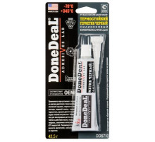 Герметик DoneDeal черный 42,5г "ОЕМ" термостойкий силиконовый формирователь прокладок