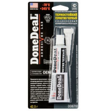 Герметик DoneDeal черный 42,5г "ОЕМ" термостойкий силиконовый формирователь прокладок