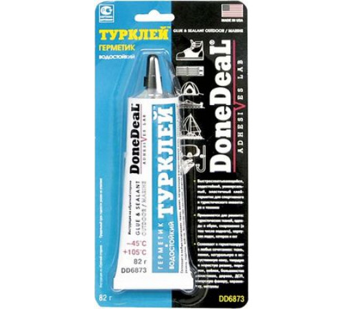 Герметик "Турклей", клей-герметик водостойкий DoneDeal 82 г.