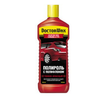 Полироль кузова цветной с полифлоном. Темно-красный DoctorWax 300 мл