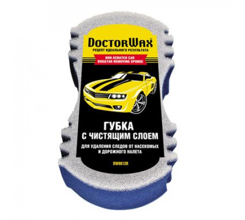 Губка для мойки с чистящим слоем для удаления следов от насекомых и дорожного налета 245x135x75mm Do