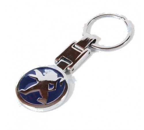 Брелок металл Пежо разм.10*4,5см BMG 007