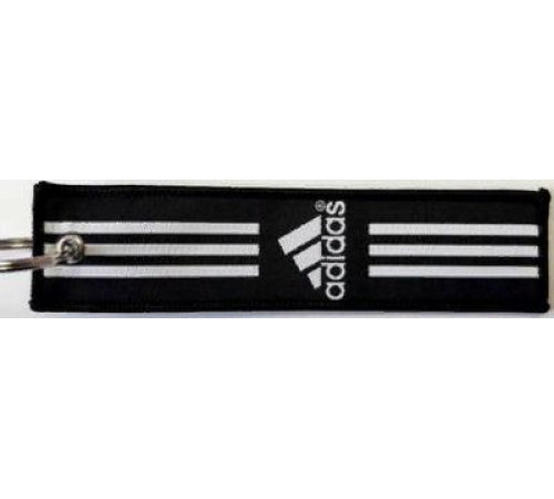 Брелок ткань, вышивка Адидас 13*3см BMV 024