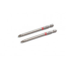 Бита 1/4'', PZ2 × 90 мм, 2 шт. ДТ