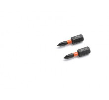 Бита ударная 1/4'', PH0 × 25 мм, 2 шт. ДТ