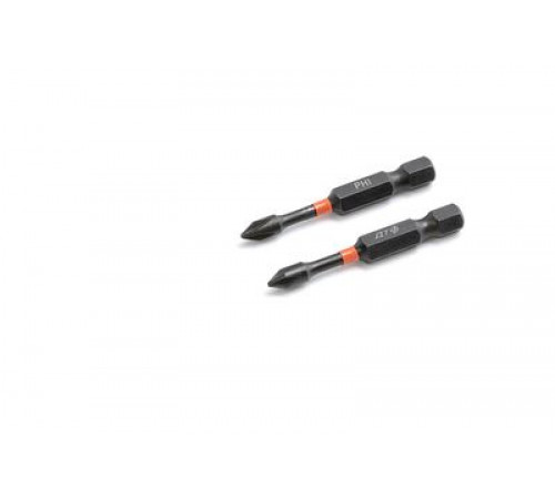 Бита ударная 1/4'', PH1 × 50 мм, 2 шт. ДТ