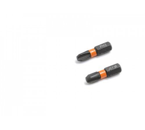 Бита ударная 1/4'', PH3 × 25 мм, 2 шт. ДТ