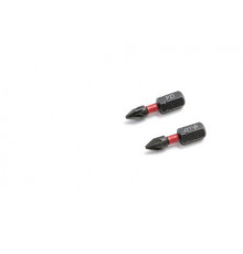 Бита ударная 1/4'', PZ1 × 25 мм, 2 шт. ДТ
