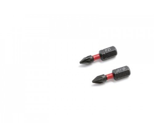 Бита ударная 1/4'', PZ1 × 25 мм, 2 шт. ДТ