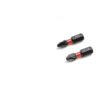 Бита ударная 1/4'', PZ2 × 25 мм, 2 шт. ДТ