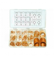 Набор шайб медных 160шт МАЯКАВТО