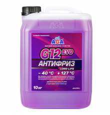 Антифриз, готовый к применению, фиолетовый, -40С, 10кг, G12 evo ЧЗ