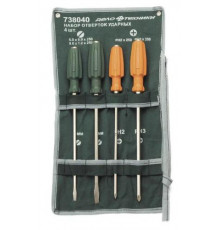 Набор отверток усиленных 250 мм (6х0,9 мм;8х1,2 мм;PH2;PH3) 4 шт., планшет тетрон ДТ