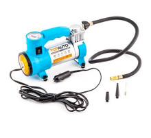 Компрессор ТОП АВТО автомобильный КА-3501Ф, ФОНАРЬ светодиодный (35л/мин, до 1,5 Атм/150PSI)мет.корп