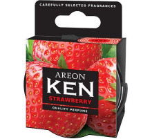 Ароматизатор AREON KEN Strawberry (Клубника)  сухой в банке ~
