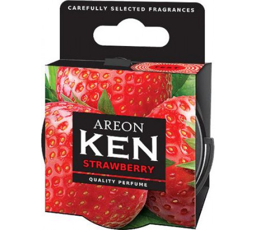 Ароматизатор AREON KEN Strawberry (Клубника)  сухой в банке ~