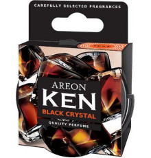 Ароматизатор AREON KEN Black Crystal (Черный лед)  сухой в банке ~