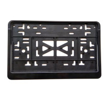 Рамка под номер квадратная без надписи, (книжка) черная