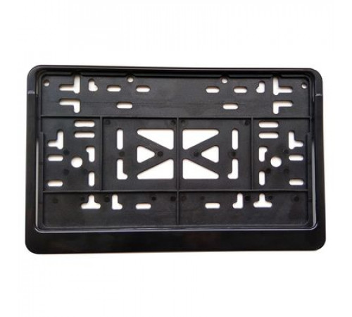 Рамка под номер квадратная без надписи, (книжка) черная