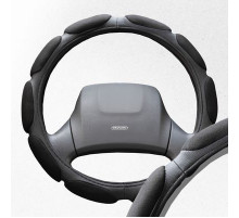 Оплетка искусственная замша с перфорацией L (39-41 см) SKYWAY Mix Sponge classic черный цвет