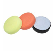 Полиров.губка на липучке средняя150мм х 50мм желтая