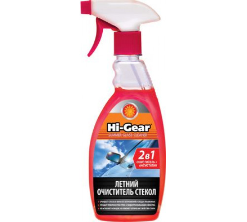 Очиститель стекол летний "2 в 1" Hi-Gear 473 мл ~