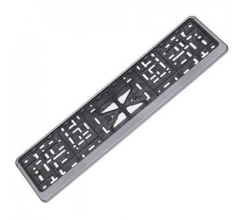 Рамка под номер СТАНДАРТ без надписи серая