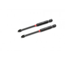 Бита ударная 1/4'', PZ2 × 90 мм, 2 шт. ДТ
