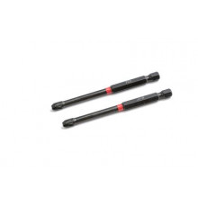 Бита ударная 1/4'', PZ3 × 90 мм, 2 шт. ДТ