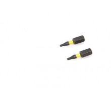 Бита ударная 1/4'', Т9 × 25 мм с отверстием, 2 шт. ДТ