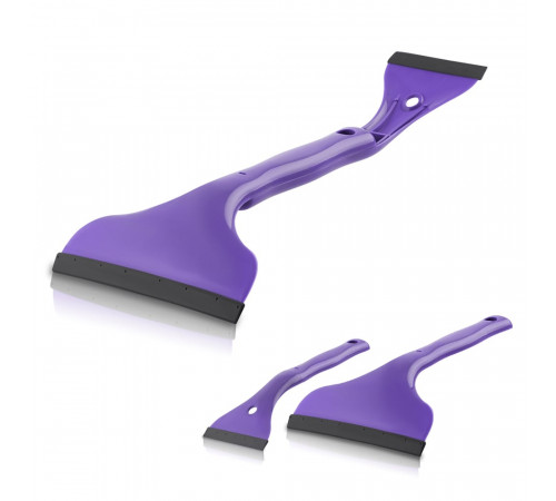 Водосгон  ZIZAY двухсторонний 16х9 см разборный фиолетовый