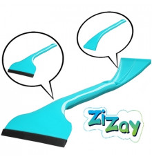 Водосгон - скребок двухсторонний 16х8,5см ZIZAY бирюзовый