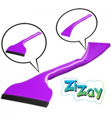 Водосгон - скребок двухсторонний 16х8,5см ZIZAY фиолетовый