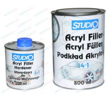 Грунт STUDIO Novol+отвердитель 0,8л+0,2л серый