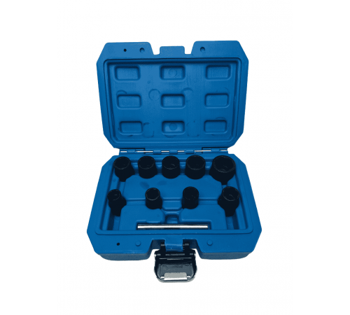 Набор головок экстракторов для поврежденных болтов и гаек 10 пр.(10-19 мм;50 мм)Cr-Mo Дело Мастера