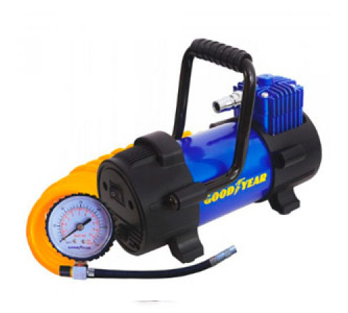 Компрессор GY-40L 40л/мин со съемной ручкой,съемный витой шланг,сумка для хранения Goodyear