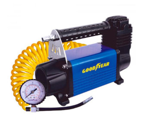 Компрессор GY-50L 50л/мин со съемной ручкой,съемный витой шланг,сумка для хранения Goodyear