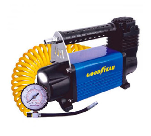 Компрессор GY-50L LED 50л/мин с фо,пит.от АКБ,съем. ручкой,съем. вит. шланг,сумка для хран.Goodyear