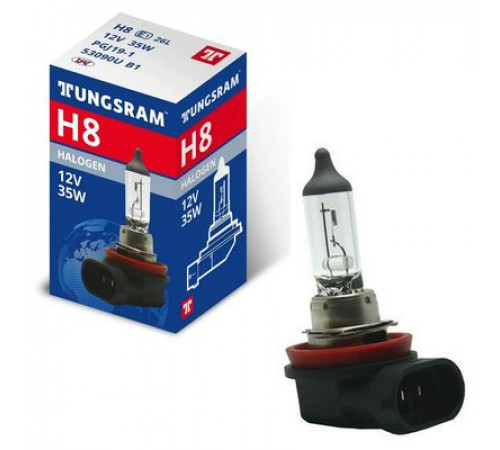Лампа H8 12V 35W PGJ19-1 TUNGSRAM блистер