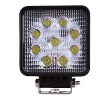 Фара светодиод.дополн. 9 Cree smd 27Вт 10-30В, квадратн. дл.110мм