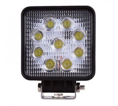 Фара светодиод.дополн. 9 Cree smd 27Вт 10-30В, квадратн. дл.110мм