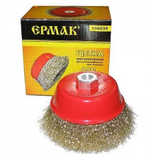Щетка метал. для УШМ чашка 125мм М14 ЕРМАК