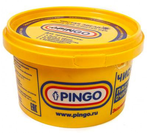 PINGO Средство (паста) для очистки рук Чистая звезда 200мл банка ~