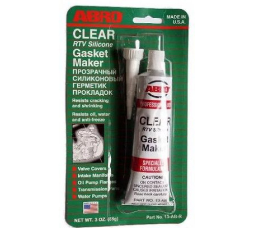 Герметик - прокладка ABRO прозрачный 85г. Китай лицензия
