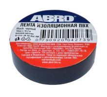 Изолента чёрная 18 мм на 18,2м ABRO
