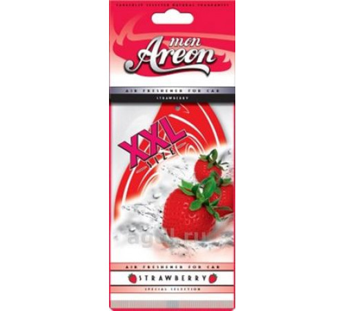 Ароматизатор AREON бумажный MON XXL STRAWBERRY (Клубника) ~