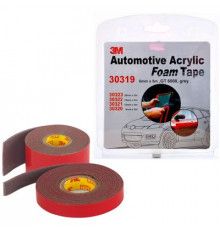 Скотч 3М 30319 двустороний 06мм х 5м 0,8мм