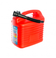 Канистра для ГСМ  10л. пластик (с заливным устройством) Мамонт