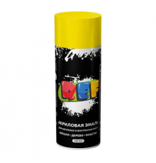 Краска универсальная акриловая REF 1005 флуор. желтый аэрозоль 520 мл